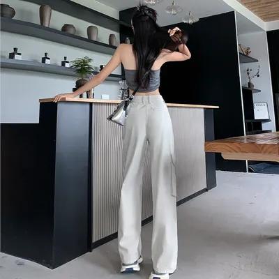Wide-Leg Multi-Pocket Cargo Pants — view 4