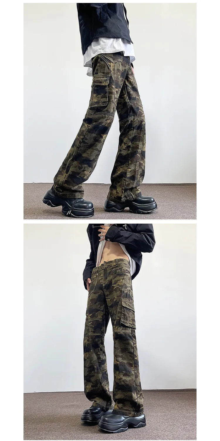 Straight Camo Multi-Pocket Cargo Pants — Product details 5
