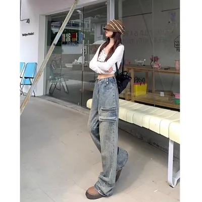 Flared Multi-Pocket Cargo Pants — LX-CG-005