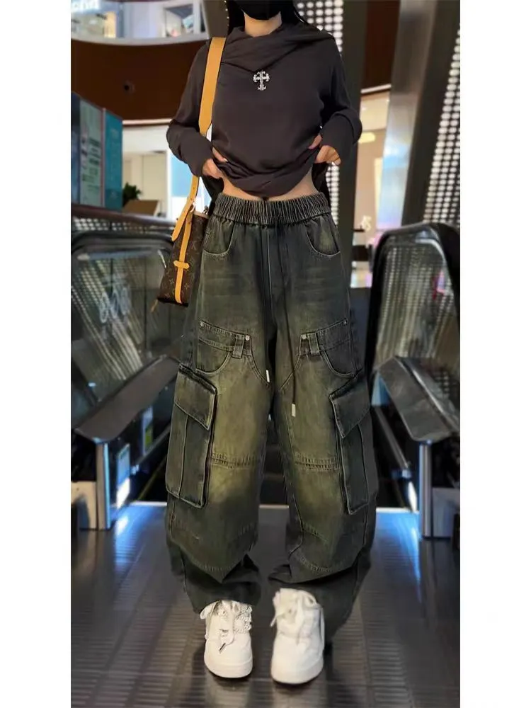 Washed Multi-Pocket Cargo Pants — Product details 2