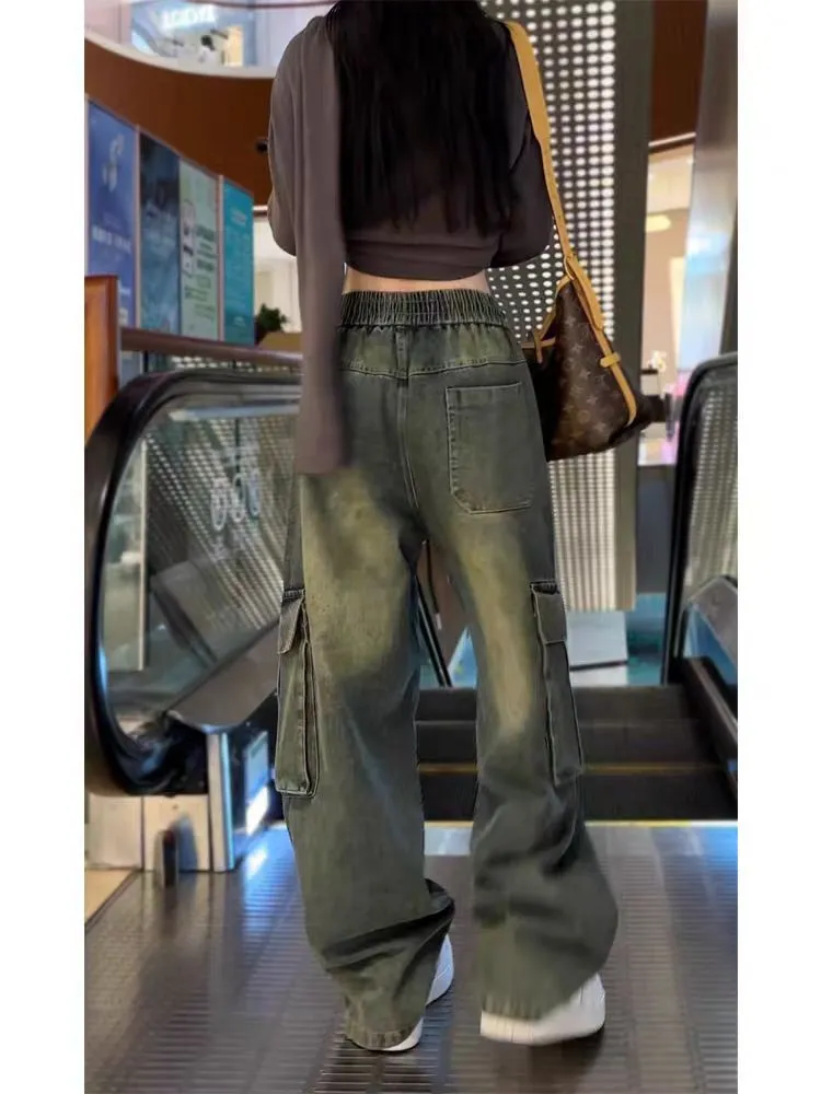 Washed Multi-Pocket Cargo Pants — Product details 4