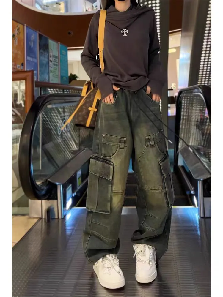 Washed Multi-Pocket Cargo Pants — Product details 5