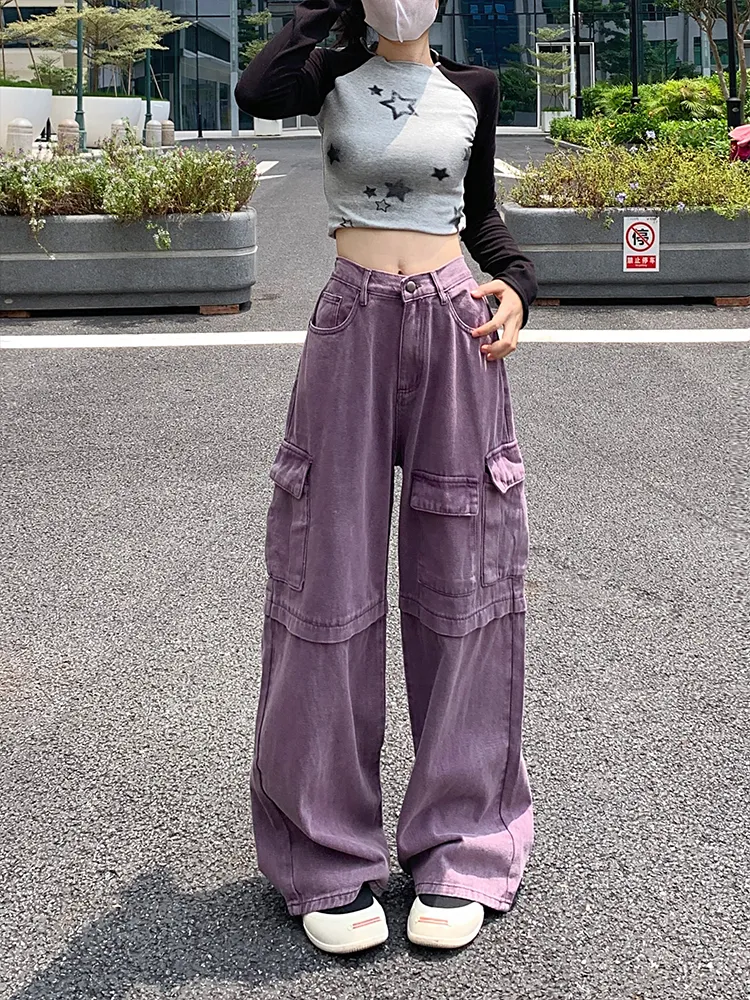 Pantalón Cargo multibolsillo para mujer — Detalles del producto 2