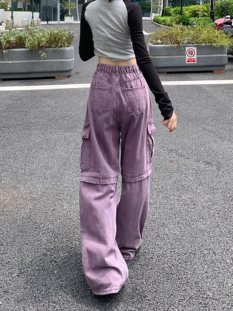 Pantalón Cargo multibolsillo para mujer — Detalles del producto 4