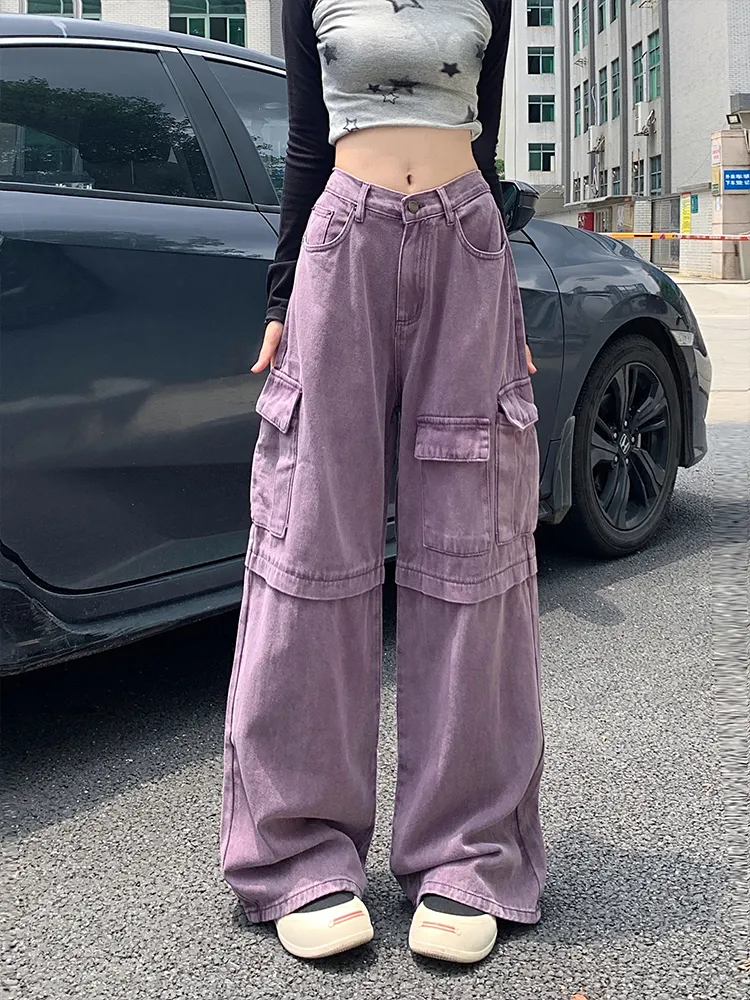 Pantalón Cargo multibolsillo para mujer — Detalles del producto 5