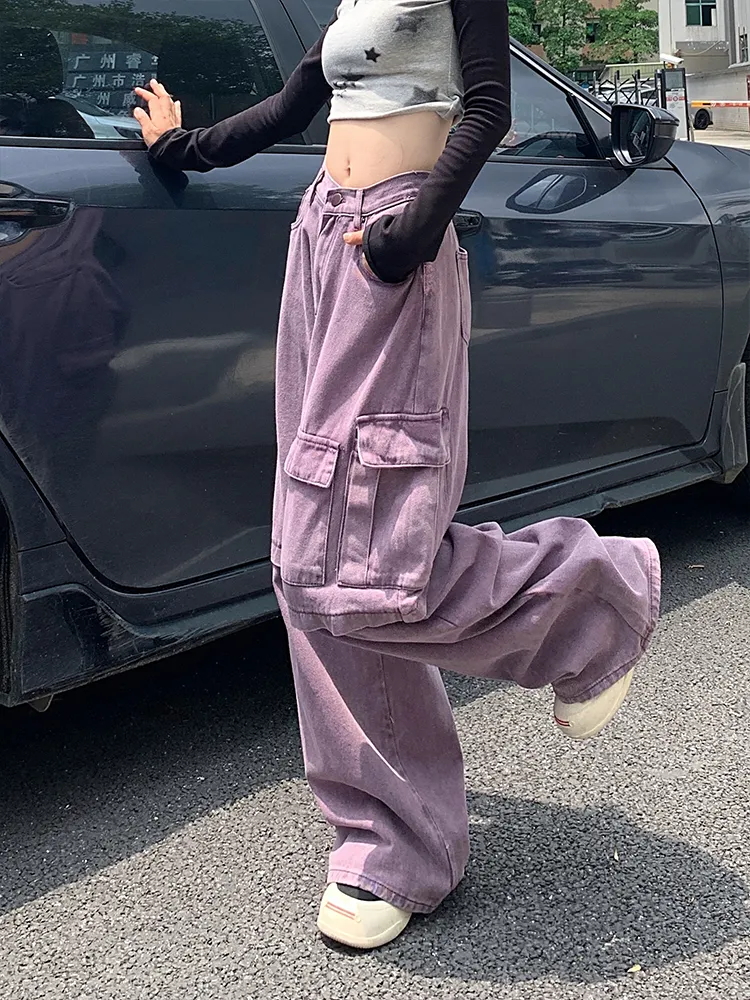 Pantalón Cargo multibolsillo para mujer — Detalles del producto 6