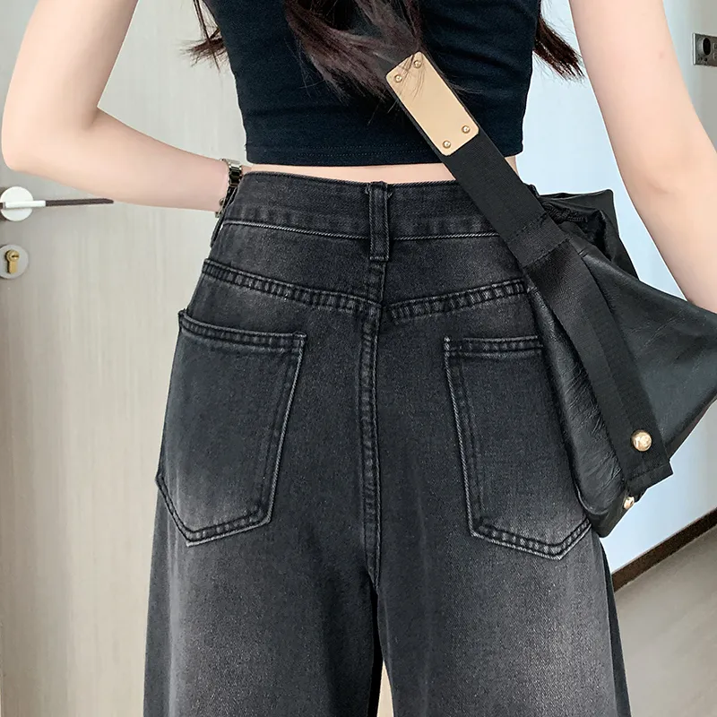 Straight High-Rise Ripped Jeans — Product details 20