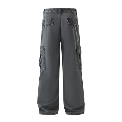 Straight Vintage Wash Cargo Pants — view 5