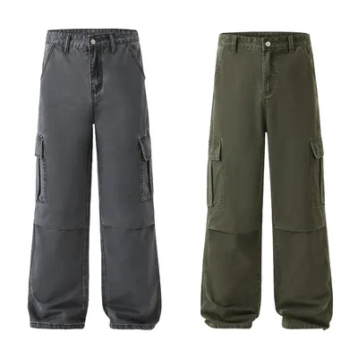 Straight Vintage Wash Cargo Pants — view 6