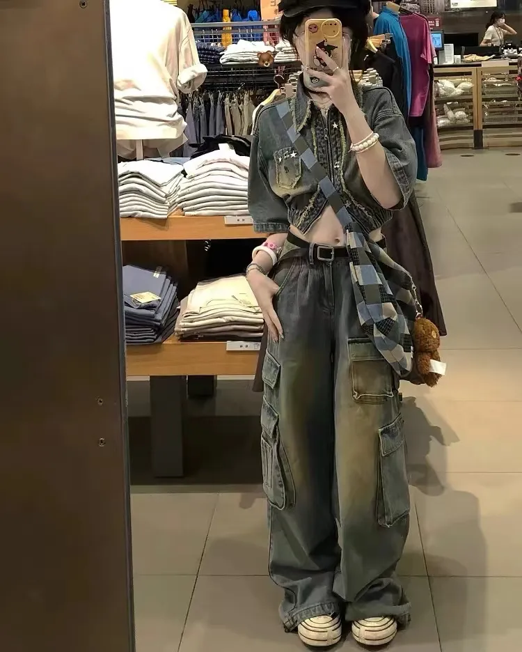 Vintage Wash Multi-Pocket Cargo Pants — Product details 3