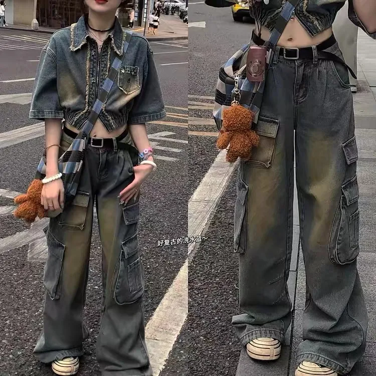 Vintage Wash Multi-Pocket Cargo Pants — Product details 4