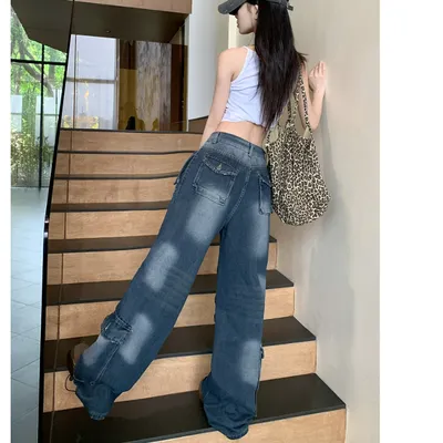 Wide-Leg Multi-Pocket Cargo Pants — view 7