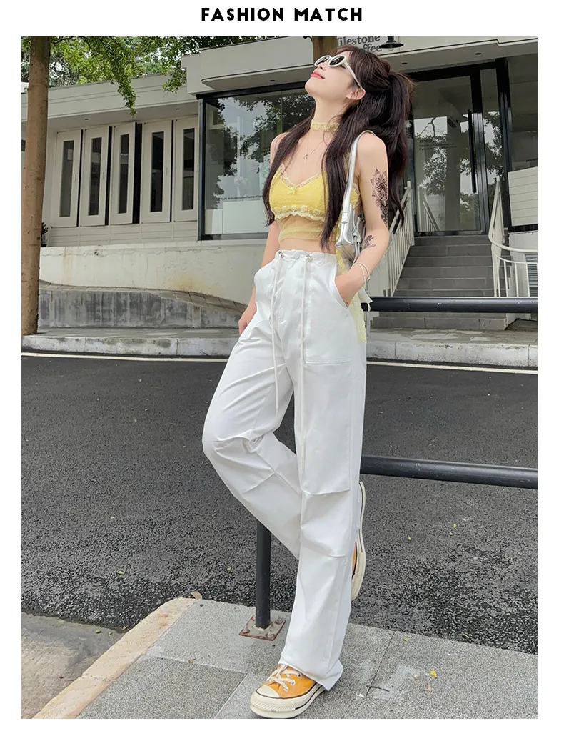Pantalón Cargo multibolsillo para mujer — Detalles del producto 13
