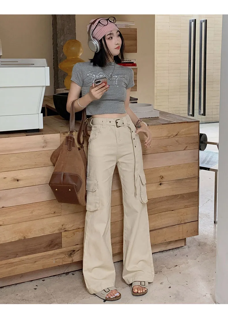 Flared Multi-Pocket Jeans — Product details 10