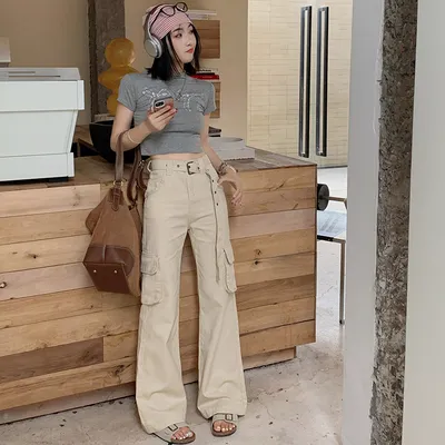 Flared Multi-Pocket Jeans — LX-JN-019