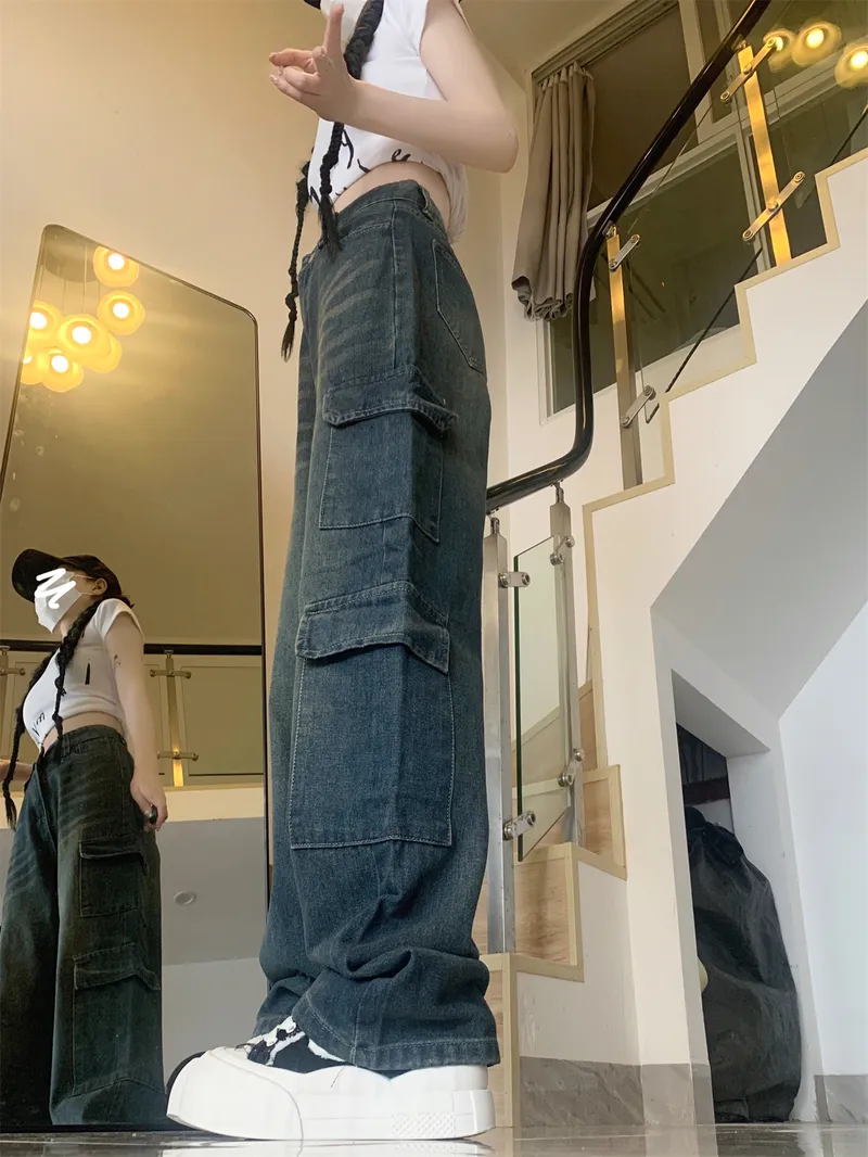 Wide-Leg High-Rise Washed Jeans — Product details 6