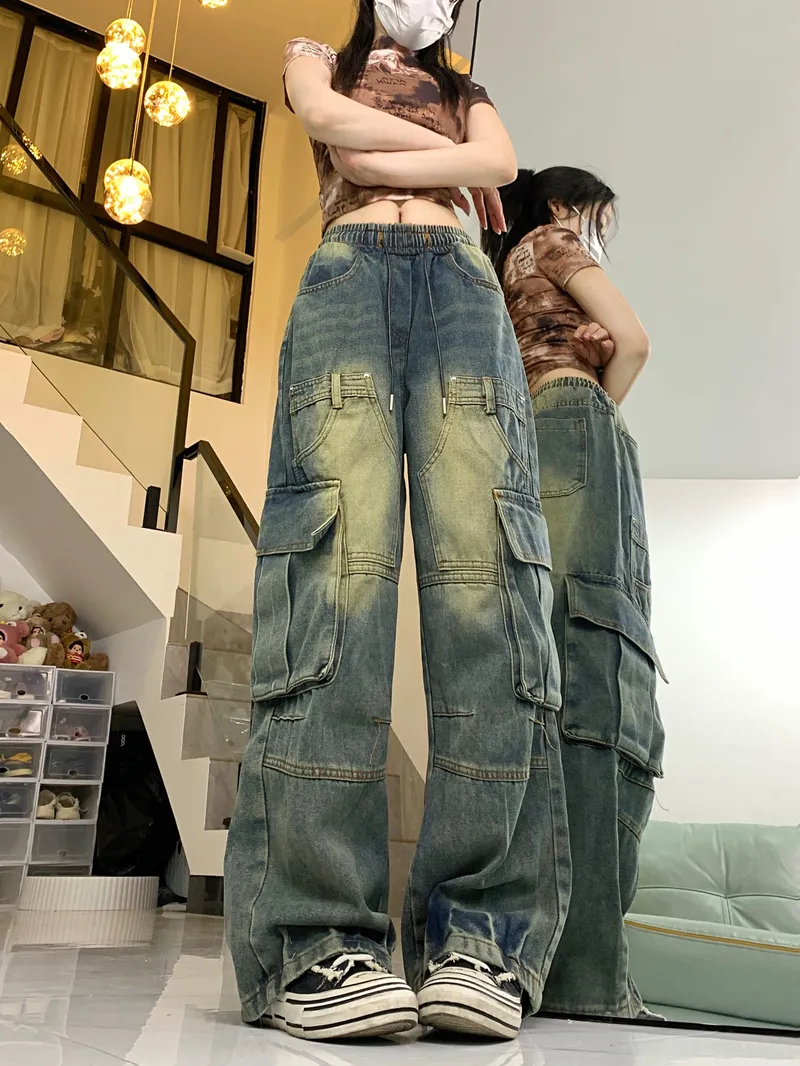Jeans multibolsillo para mujer — Detalles del producto 3