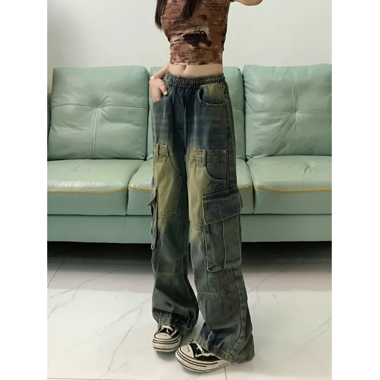 Jeans multibolsillo para mujer — view 1