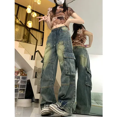 Jeans multibolsillo para mujer — view 3