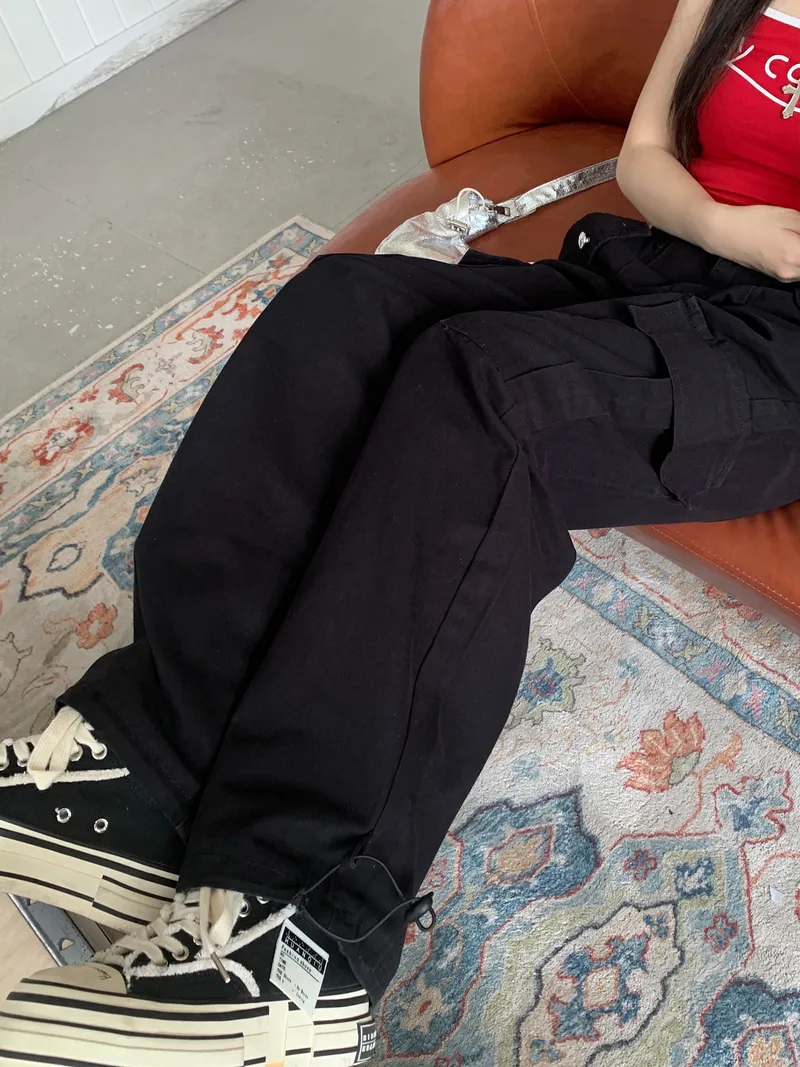 Wide-Leg Multi-Pocket Cargo Pants — Product details 12