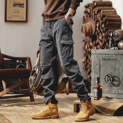 Pantalón Cargo corte jogger, multibolsillo para mujer — view 3