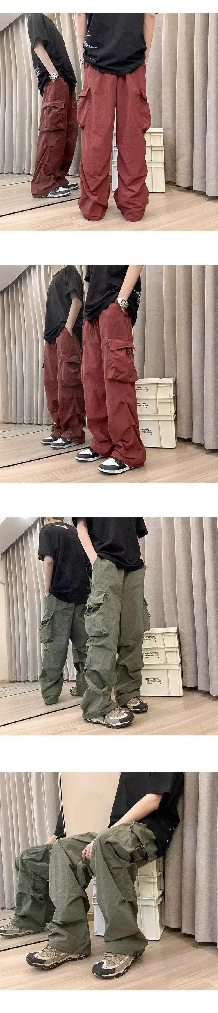 Pantalón Cargo multibolsillo para hombre — Detalles del producto 8