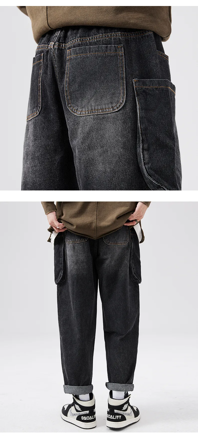 Harem Multi-Pocket Cargo Pants — Product details 4