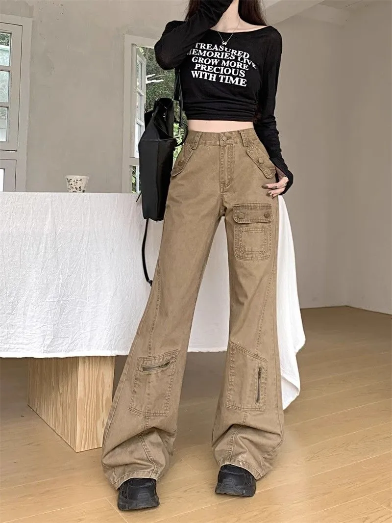 Wide-Leg Multi-Pocket Cargo Pants — Product details 6