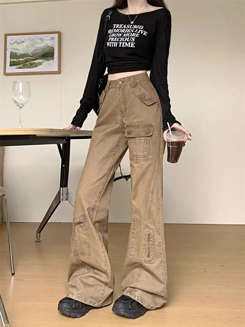 Wide-Leg Multi-Pocket Cargo Pants — Product details 7