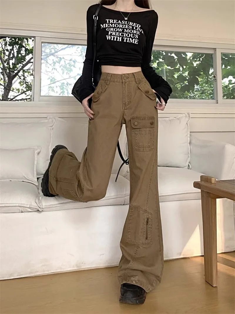 Wide-Leg Multi-Pocket Cargo Pants — Product details 9