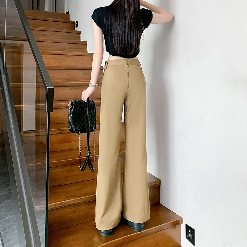Straight High-Rise Multi-Pocket Cargo Pants — Product details 10