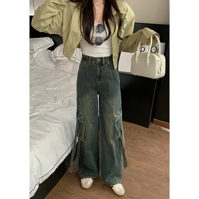 Unisex Vintage Wash Multi-Pocket Cargo Pants — LX-CG-036