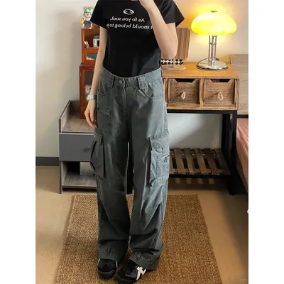 Pantalón Cargo multibolsillo para mujer — view 3