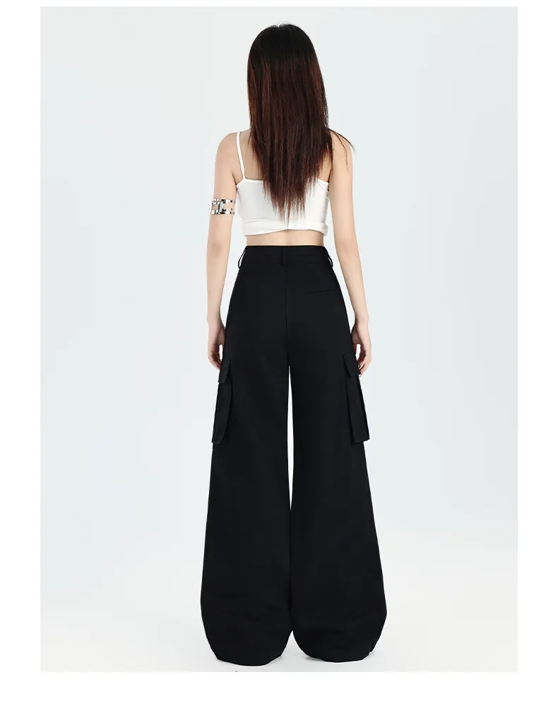 Wide-Leg Multi-Pocket Cargo Pants — Product details 7