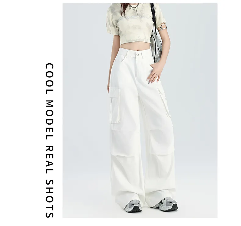 Wide-Leg Multi-Pocket Cargo Pants — Product details 15