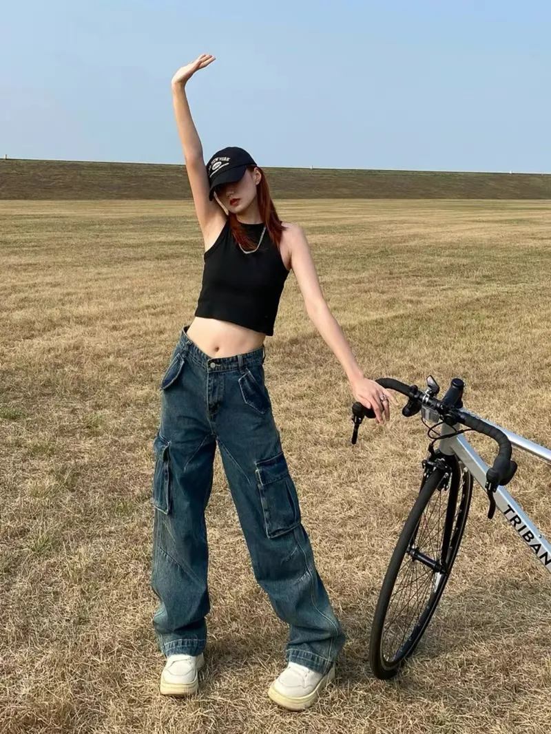 Vintage Wash Multi-Pocket Cargo Pants — Product details 3