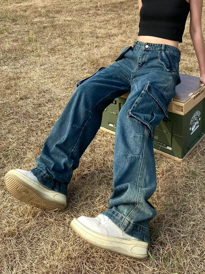 Vintage Wash Multi-Pocket Cargo Pants — Product details 5