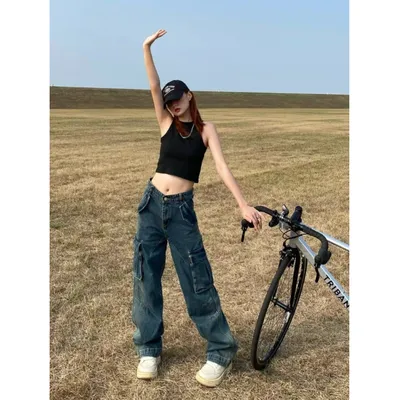 Vintage Wash Multi-Pocket Cargo Pants — view 3