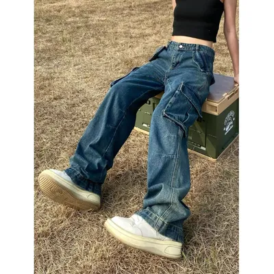 Vintage Wash Multi-Pocket Cargo Pants — view 6