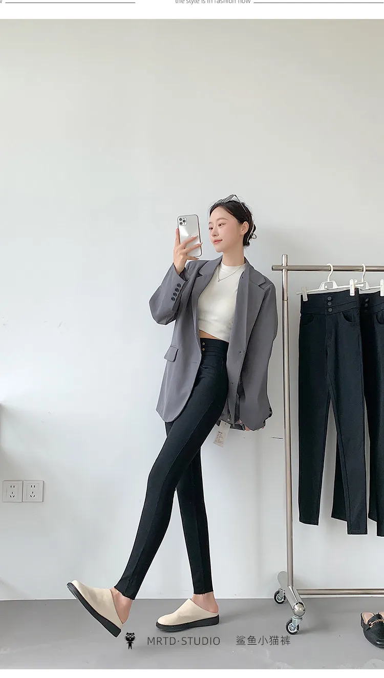 Jeans de tiro alto para mujer — Detalles del producto 9