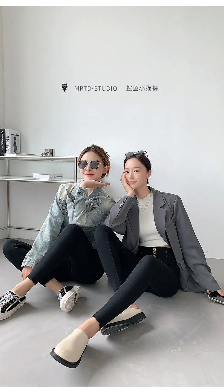 Jeans de tiro alto para mujer — Detalles del producto 12
