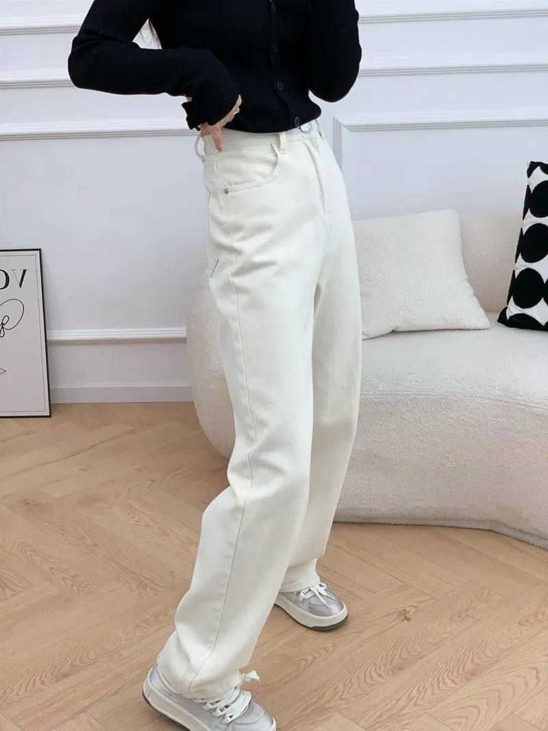 Jeans de corte recto para mujer — Detalles del producto 8