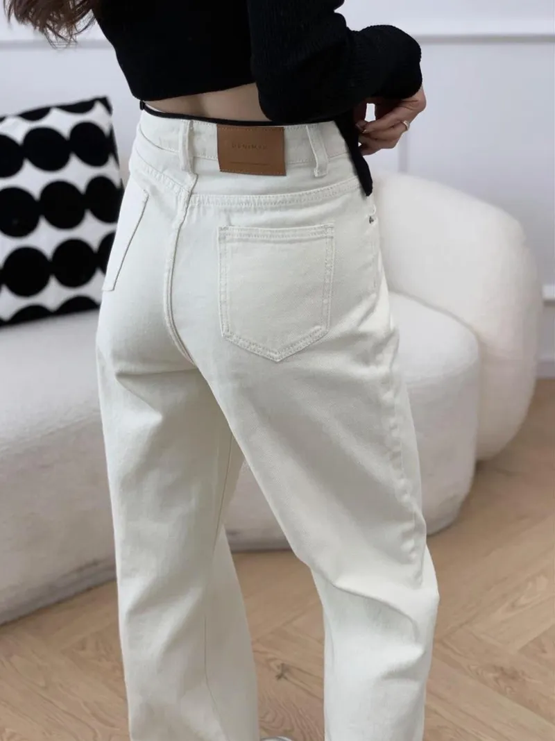 Jeans de corte recto para mujer — Detalles del producto 9
