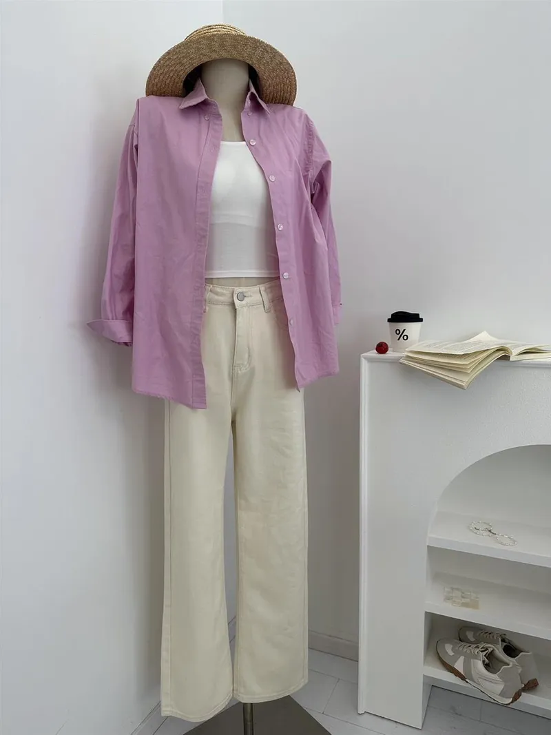 Jeans de corte recto para mujer — Detalles del producto 14