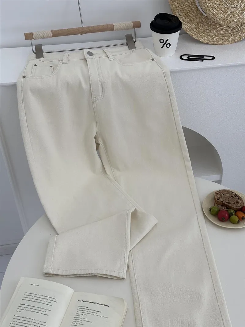 Jeans de corte recto para mujer — Detalles del producto 15