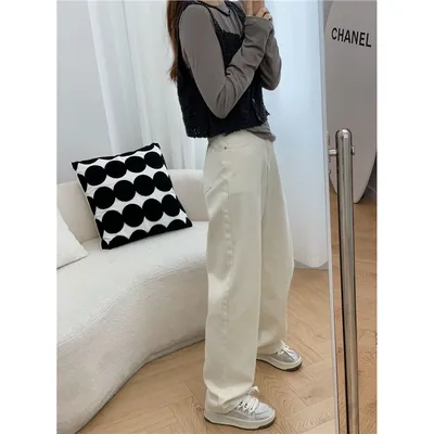 Jeans de corte recto para mujer — view 3