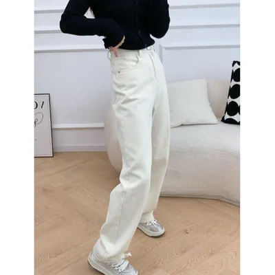 Jeans de corte recto para mujer — view 7