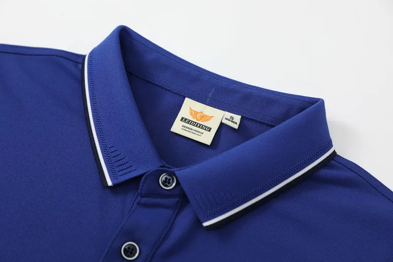 Camisa Polo de tela fresca unisex — Detalles del producto 1