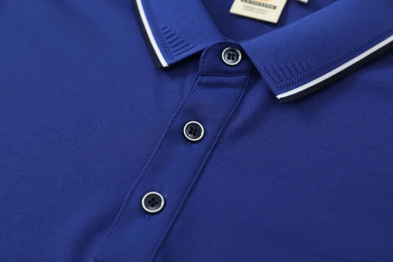 Camisa Polo de tela fresca unisex — Detalles del producto 2