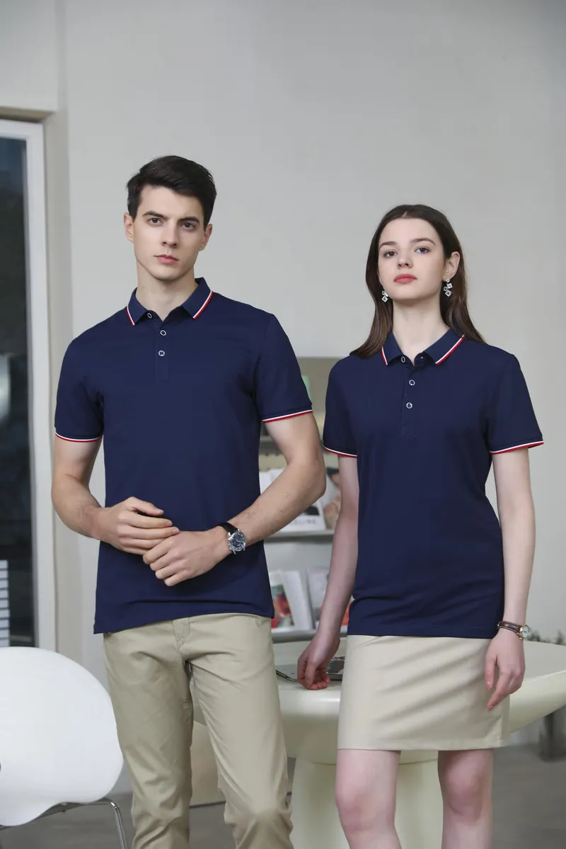 Camisa Polo de tela fresca unisex — Detalles del producto 7